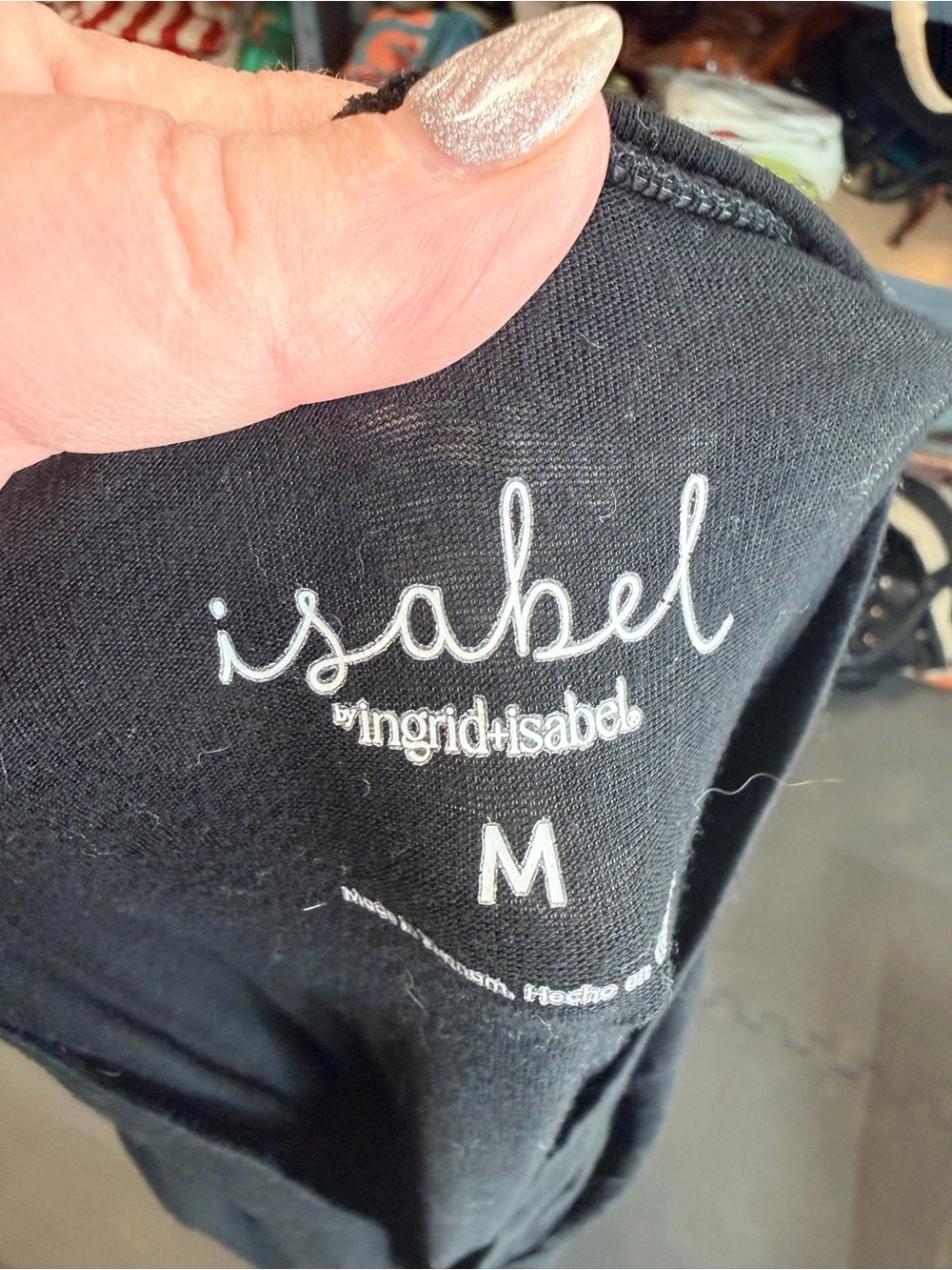 Isabel Maternity by Ingrid & Isabel Black V-Neck Maternity Jumpsuit - Picture 4 of 5